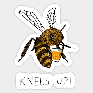 (Bee's) Knees Up Sticker